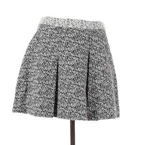 Banana Republic Grey Tweed-look Mini Skirt 6